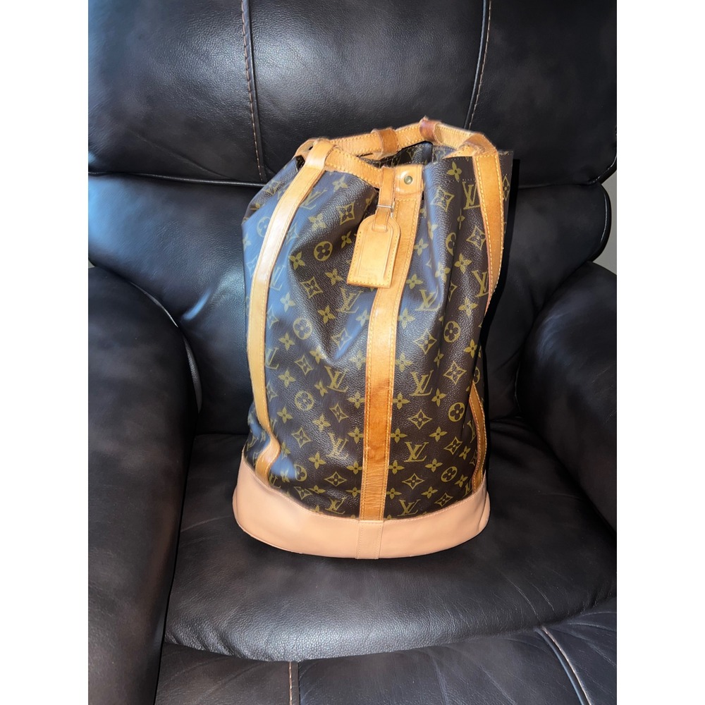 Louis Vuitton Randonee GM Monogram Canvas Backpack Vintage
